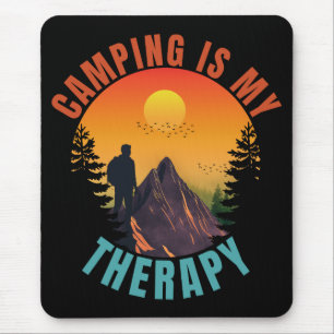 Tapis De Souris Le camping est mon cadeau de vacances en plein air