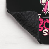 Tapis De Souris Le cancer est le mois de sensibilisation à la feui (Coin)