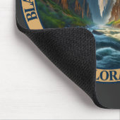Tapis De Souris Le canyon noir du parc national Gunnison (Coin)