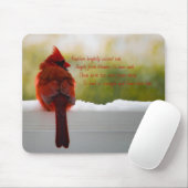 Tapis De Souris Le Cardinal du ciel (Avec souris)