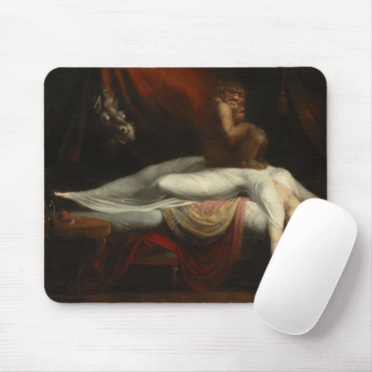 Tapis De Souris Le cauchemar (par Henry Fuseli) (Avec souris)