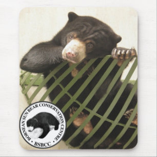Tapis De Souris Le centre de conservation d'ours de Bornean Sun