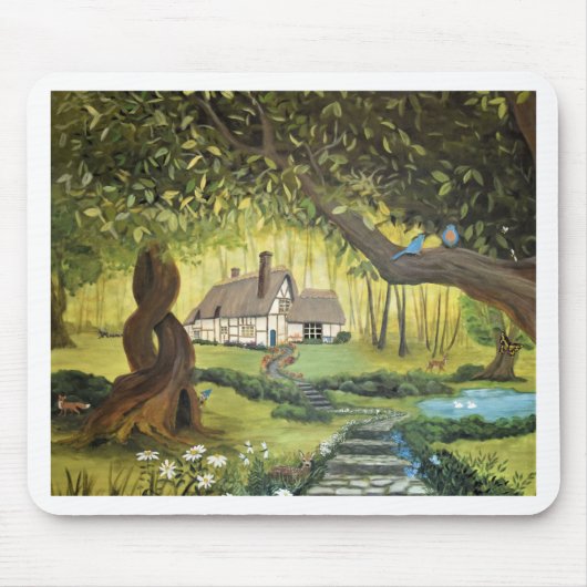 Tapis De Souris Le chalet dans les bois (Devant)