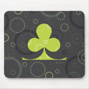 Tapis De Souris Le chanceux Shamrock irlandais Mousepad