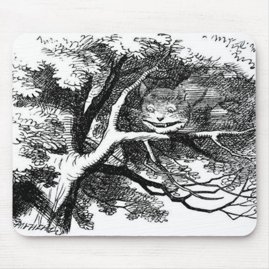 Tapis De Souris Le chat de Cheshire (Devant)