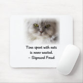 Tapis De Souris Le chat de Freud (Avec souris)