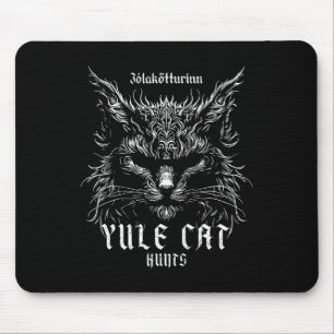 Tapis De Souris Le Chat de Noël de Yule chasse