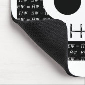 Tapis De Souris Le chat de Schrödinger (Coin)