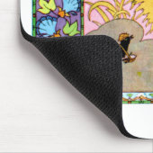 Tapis De Souris Le chat et l'illustration de corneille (Coin)