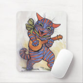 Tapis De Souris Le chat joue le banjo (Avec souris)