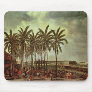Tapis De Souris Le château de Batavia, vu de Kali Besar