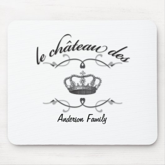 Tapis De Souris le château des VOS NOM (Devant)