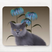 Tapis De Souris Le chaton fleurit Mousepad (Devant)