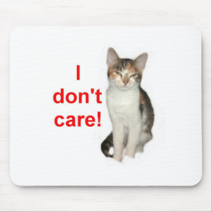 Tapis De Souris Le chaton ne s'inquiète pas