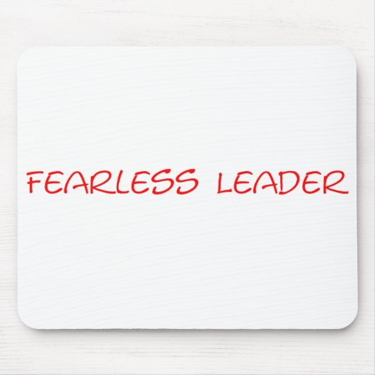 Tapis De Souris Le Chef courageux Mousepad - customisé (Devant)