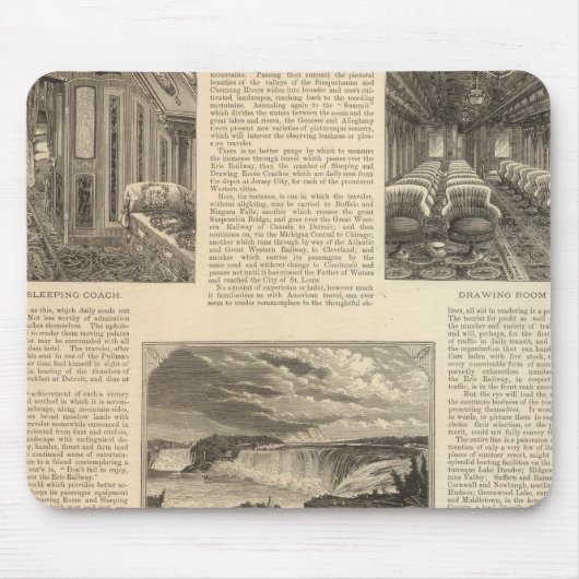 Tapis De Souris Le chemin de fer Erie (Devant)