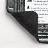 Tapis De Souris Le chemin de vie des commandements (Coin)