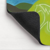 Tapis De Souris Le cheval blanc à Somerset 2011 (Coin)
