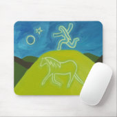 Tapis De Souris Le cheval blanc à Somerset 2011 (Avec souris)