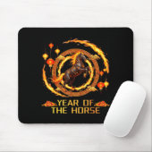 Tapis De Souris Le Cheval de Feu Chinois (Avec souris)