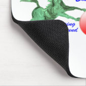 Tapis De Souris Le cheval est encouragé (Coin)