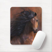 Tapis De Souris Le cheval Mousepad de Morgan (Avec souris)