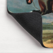 Tapis De Souris Le cheval pie "Cehero" s'élevant (Coin)