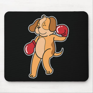 Tapis De Souris Le Chien beagle fait la boxe