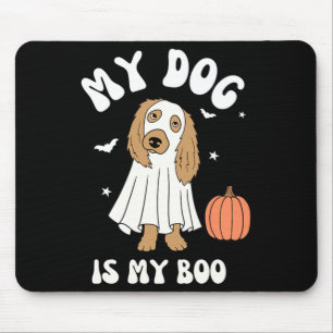 Tapis De Souris Le chien de femmes est Boo pour les vibrations d'H
