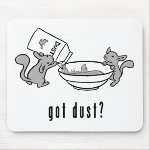 Tapis De Souris Le chinchilla a obtenu la poussière Mousepad