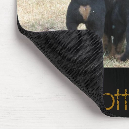 Tapis De Souris Le chiot chronomètre trois (Coin)