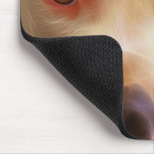 Tapis De Souris Le chiot de Pitbull observe la photographie d'art (Coin)