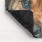 Tapis De Souris Le chiot observe Mousepad (Coin)