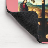 Tapis De Souris Le Christ crucifié avec la Vierge Marie (Coin)