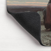 Tapis De Souris Le Christ dans le désert (par Ivan Kramskoi) (Coin)