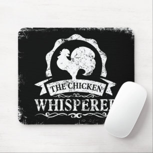 Tapis De Souris Le Chuchoteur de Poulets Drôle
