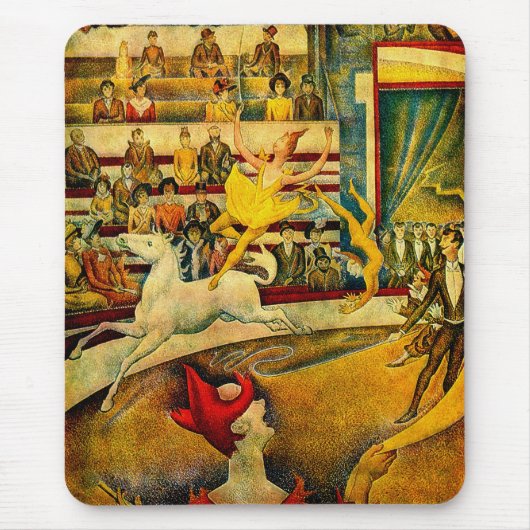 Tapis De Souris Le cirque de Georges Seurat (1891) (Devant)