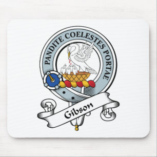 Tapis De Souris Le clan de Gibson Badge