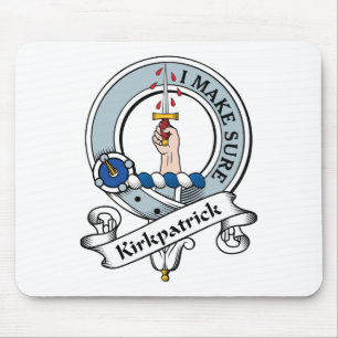 Tapis De Souris Le clan de Kirkpatrick Badge