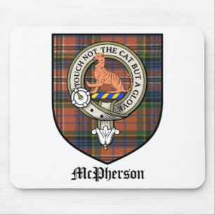 Tapis De Souris Le clan de McPherson Crest le tartan d'insigne
