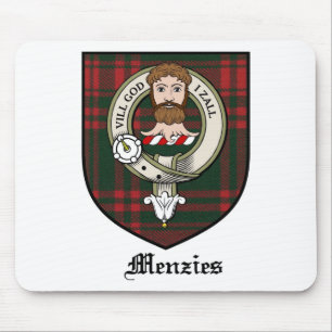 Tapis De Souris Le clan de Menzies Crest le tartan d'insigne