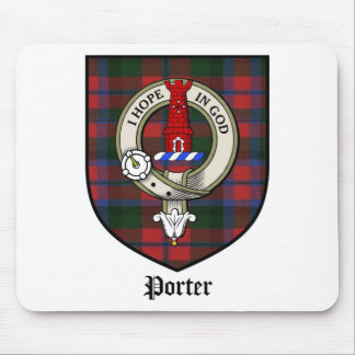 Tapis De Souris Le clan de portier Crest le tartan d'insigne