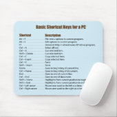 Tapis De Souris Le clavier de base raccourcit Mousepad (Avec souris)