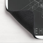 Tapis De Souris Le coeur de la psyché Mousepad (Coin)