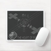 Tapis De Souris Le coeur de la psyché Mousepad (Avec souris)