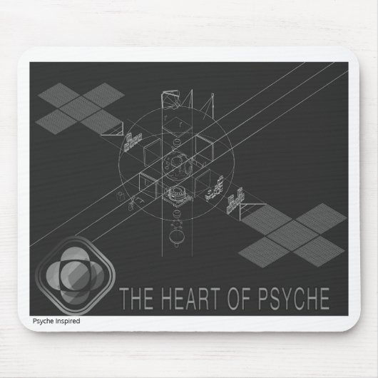 Tapis De Souris Le coeur de la psyché Mousepad (Devant)