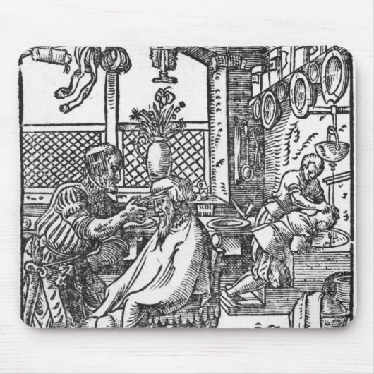 Tapis De Souris Le coiffeur (Devant)
