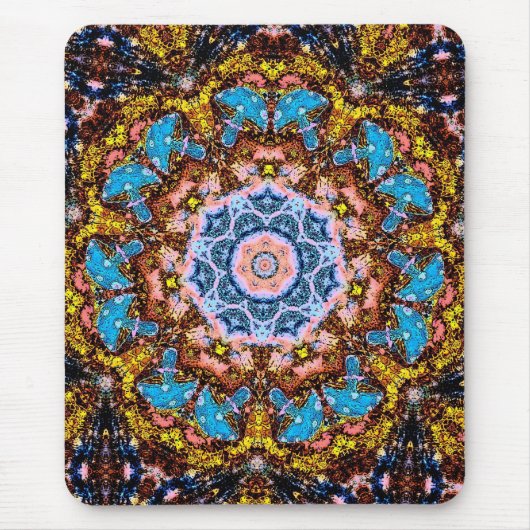 Tapis De Souris le colorant de cravate répand 4 (Devant)