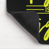 Tapis De Souris Le combat de l'enseignant est ma lutte pour la mal (Coin)