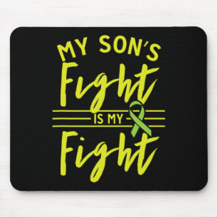 Tapis De Souris Le combat de mon fils est ma lutte Conscience des